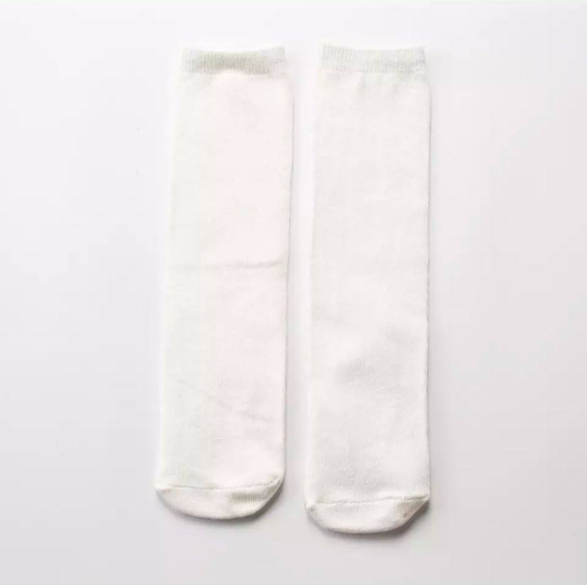 Basic Sock, White