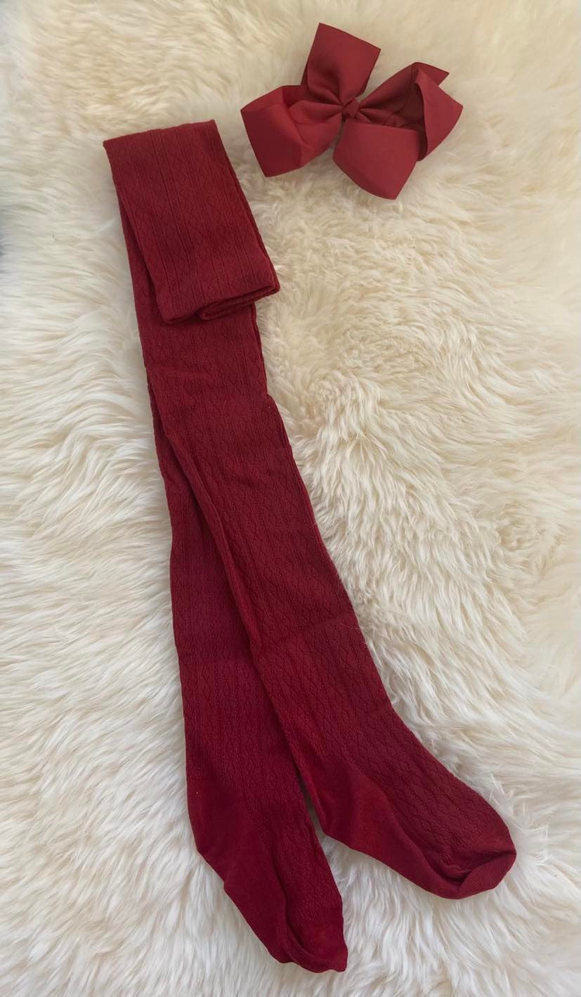 Cableknit Tights