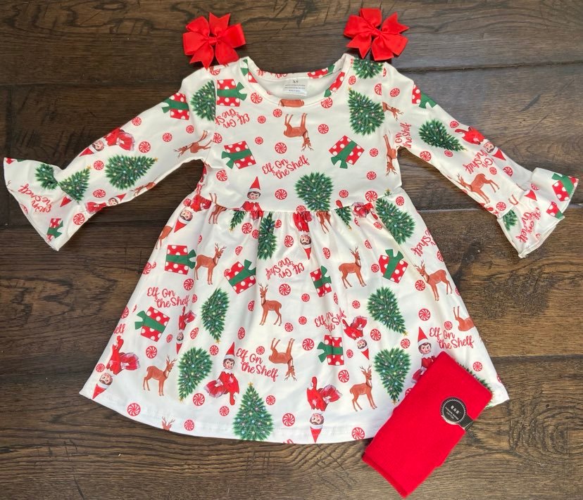 Meggie Piggie Tail Set, Red