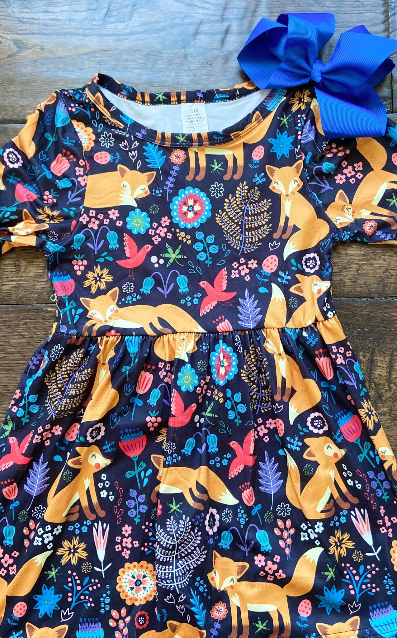 Harlie Bow, Sapphire Blue