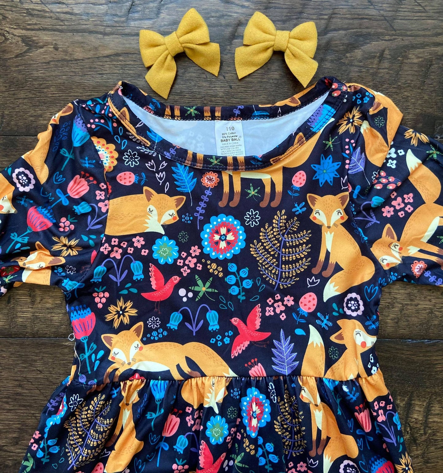 Indie Piggie Tail Set, Goldenrod