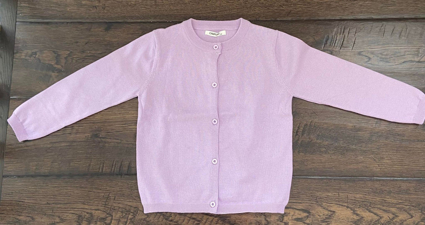 IN STOCK Key Cardigan in Lilac