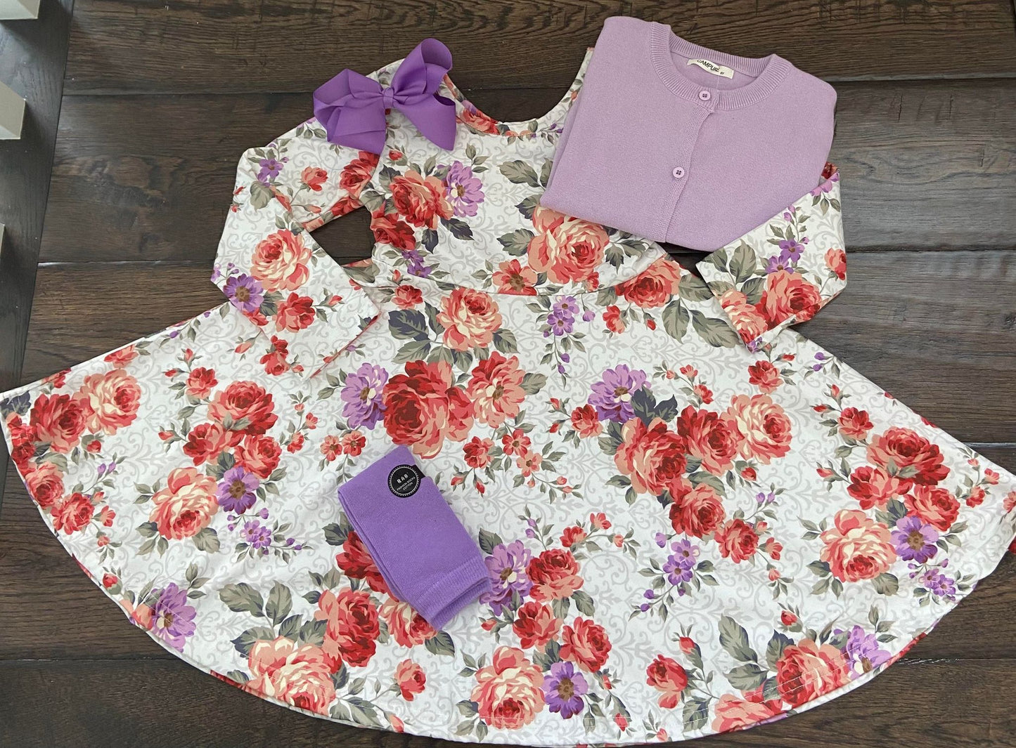 IN STOCK Key Cardigan in Lilac
