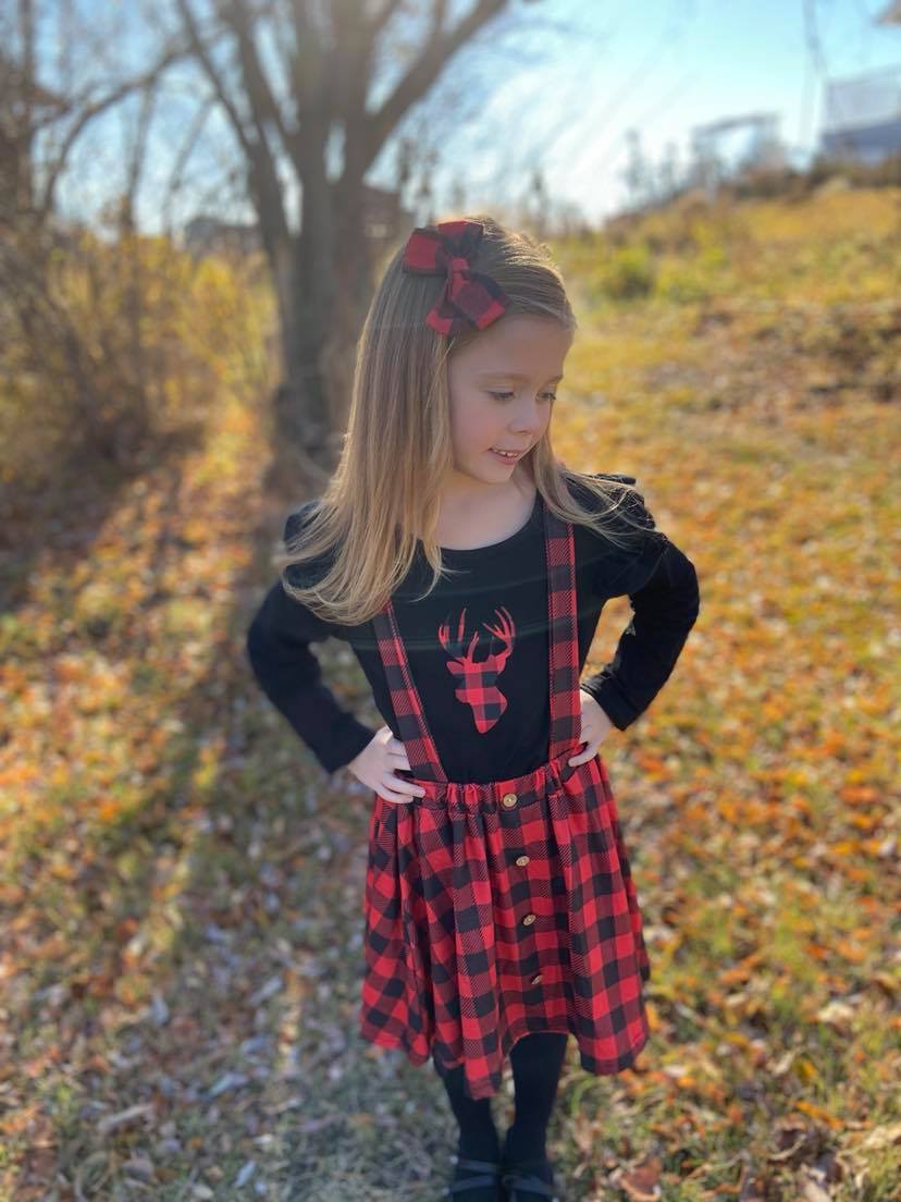 Mad for Plaid Red Bow