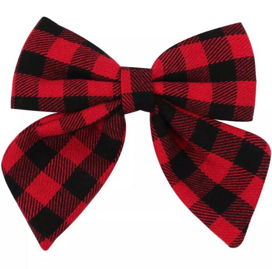 Red Gingham Bow